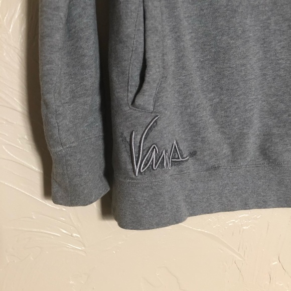 Vans cowl neck soft grey hoodie - Picture 2 of 7